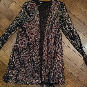 sequin cardigan